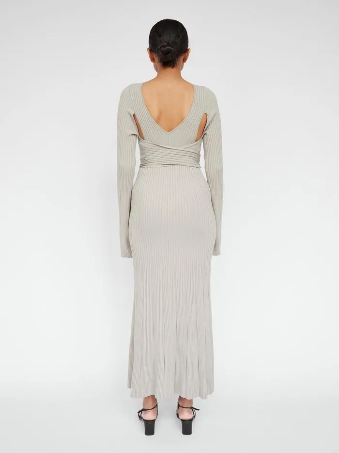 Women Emerson Rib Dress Artichoke The UNDONE Dresses