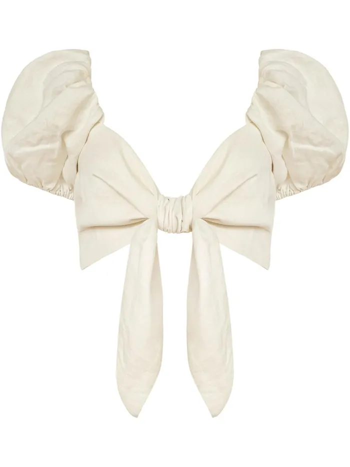 Women Eva Top Egg Shell The UNDONE Tops