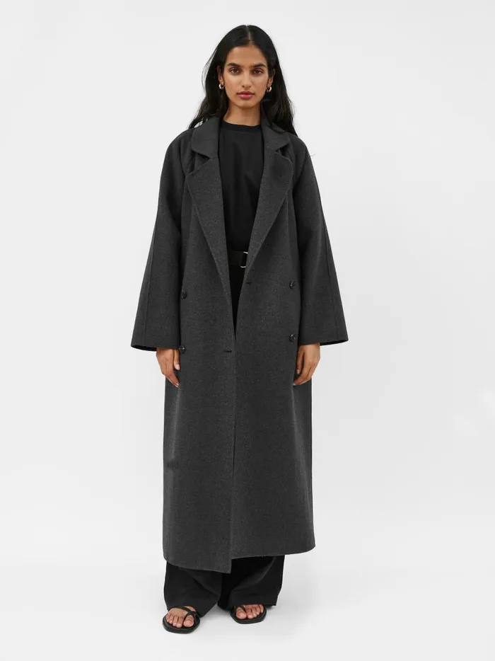 Women Evans Coat Charcoal Melange The UNDONE Jackets Women Evans Coat Charcoal Melange The UNDONE Jackets
