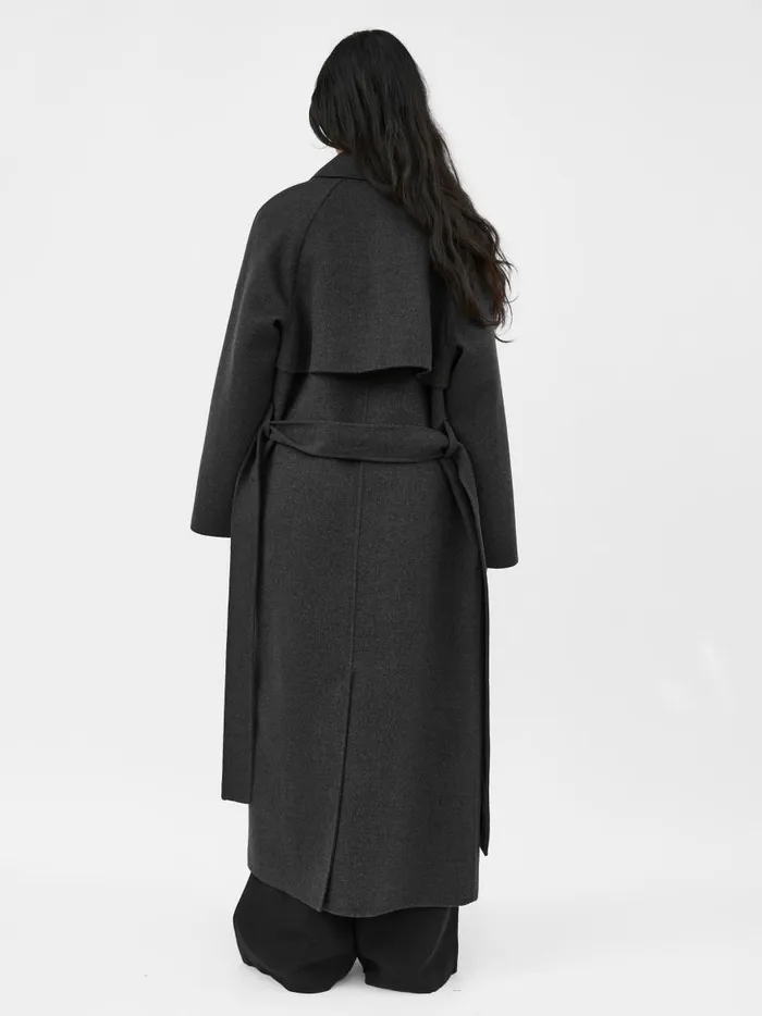 Women Evans Coat Charcoal Melange The UNDONE Jackets Women Evans Coat Charcoal Melange The UNDONE Jackets