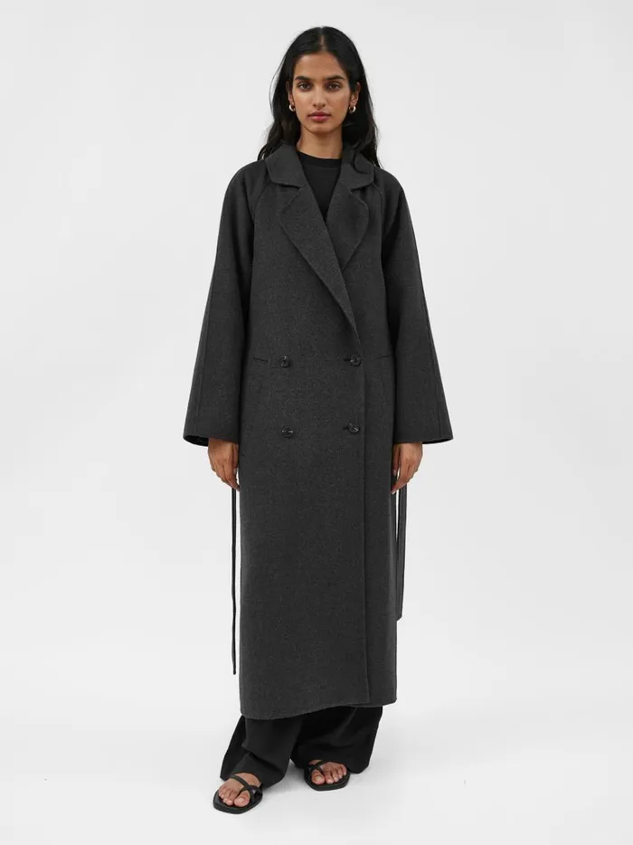 Women Evans Coat Charcoal Melange The UNDONE Jackets Women Evans Coat Charcoal Melange The UNDONE Jackets