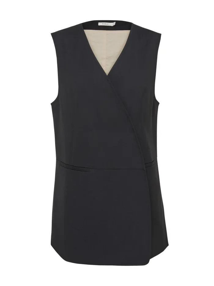 Women Ezra Vest Black The UNDONE Tops