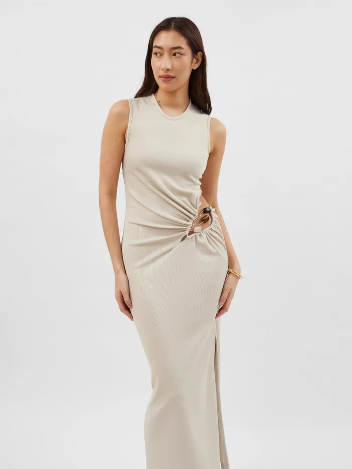 Women Folia Float Buckle Tank Dress Putty The UNDONE Dresses