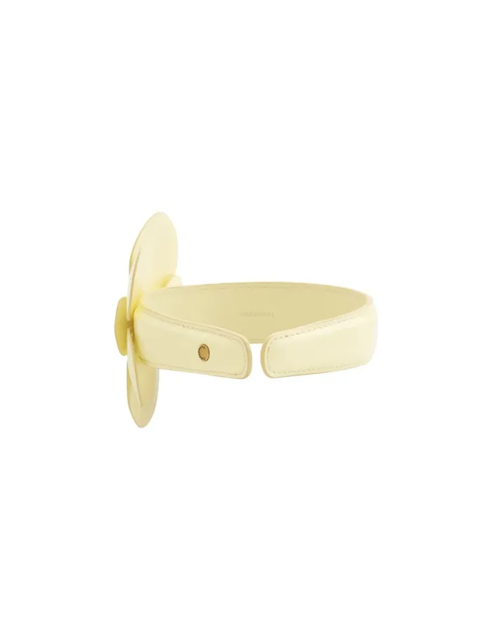 Women Hair Accessories Zimmermann Orchid Patent Headband Lemondrop