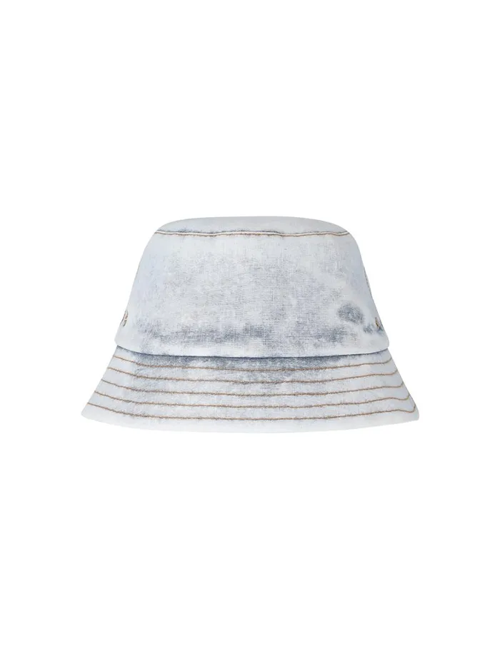 Women Hats Zimmermann Denim Bucket Hat Denim