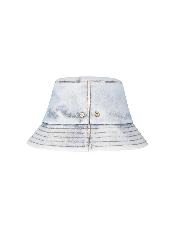 Women Hats Zimmermann Denim Bucket Hat Denim