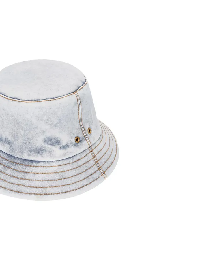 Women Hats Zimmermann Denim Bucket Hat Denim
