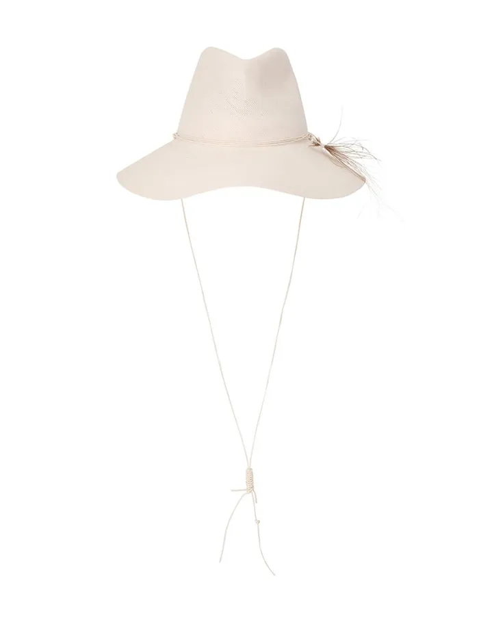 Women Hats Zimmermann Glazed Straw Collapsible Hat Natural