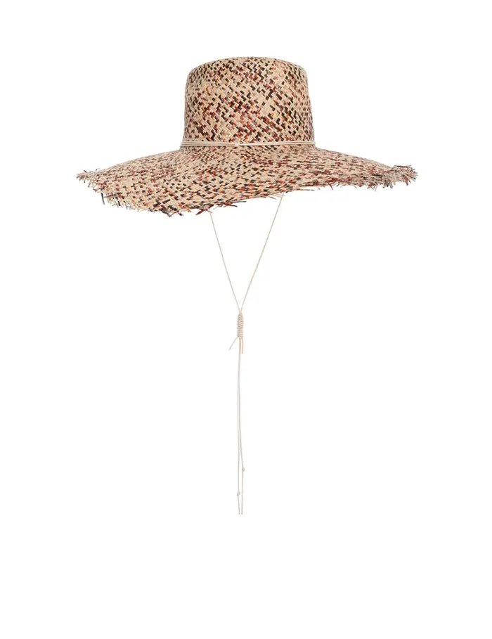 Women Hats Zimmermann Multi Tone Straw Fedora Multi
