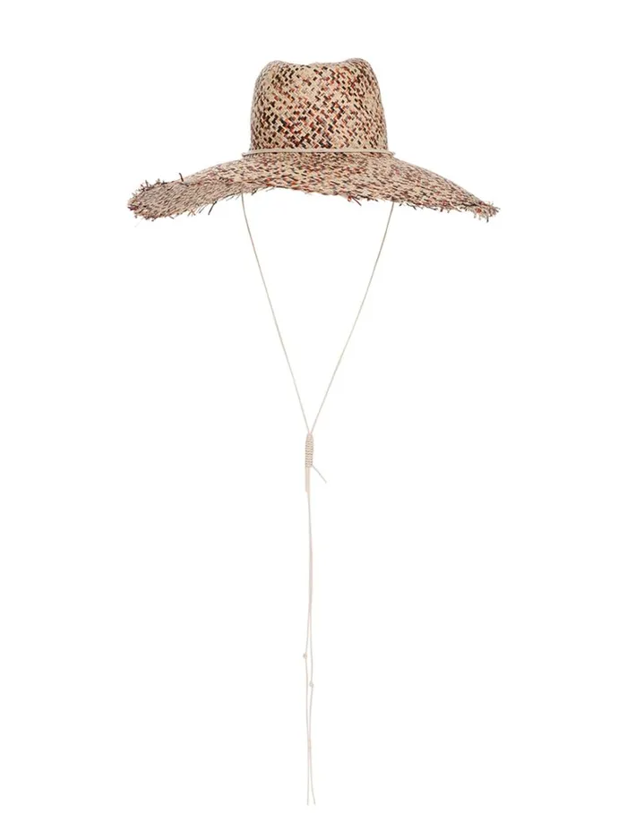 Women Hats Zimmermann Multi Tone Straw Fedora Multi