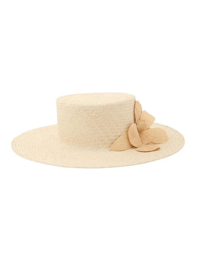 Women Hats Zimmermann Orchid Boater Natural