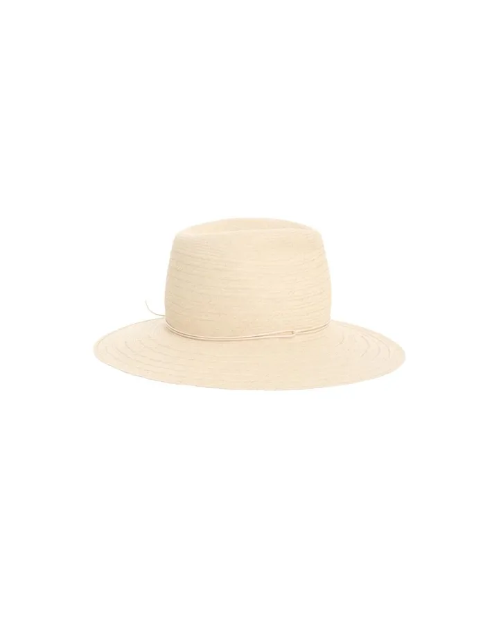 Women Hats Zimmermann Stripe Fedora Natural