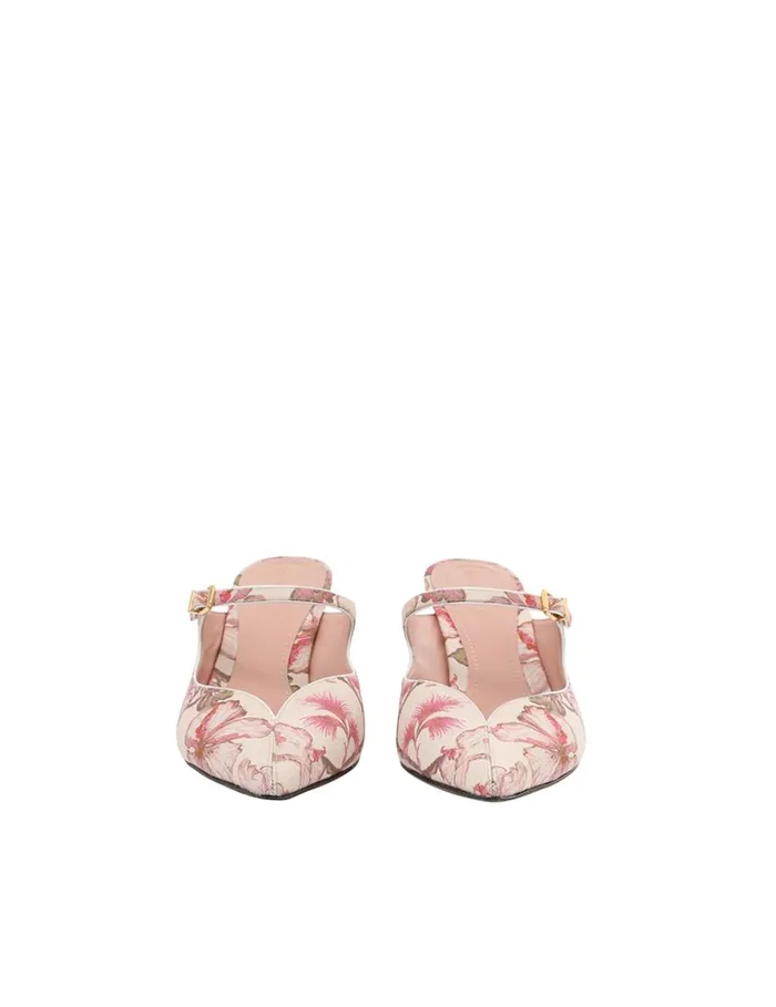 Women Heels Zimmermann Zimmermann Aura Mule 65 Coral Hibiscus