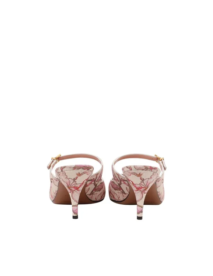 Women Heels Zimmermann Zimmermann Aura Mule 65 Coral Hibiscus