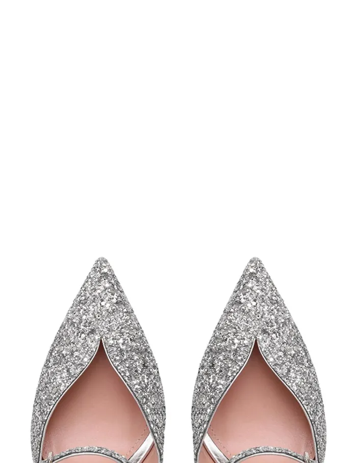 Women Heels Zimmermann Zimmermann Aura Mule 65 Silver