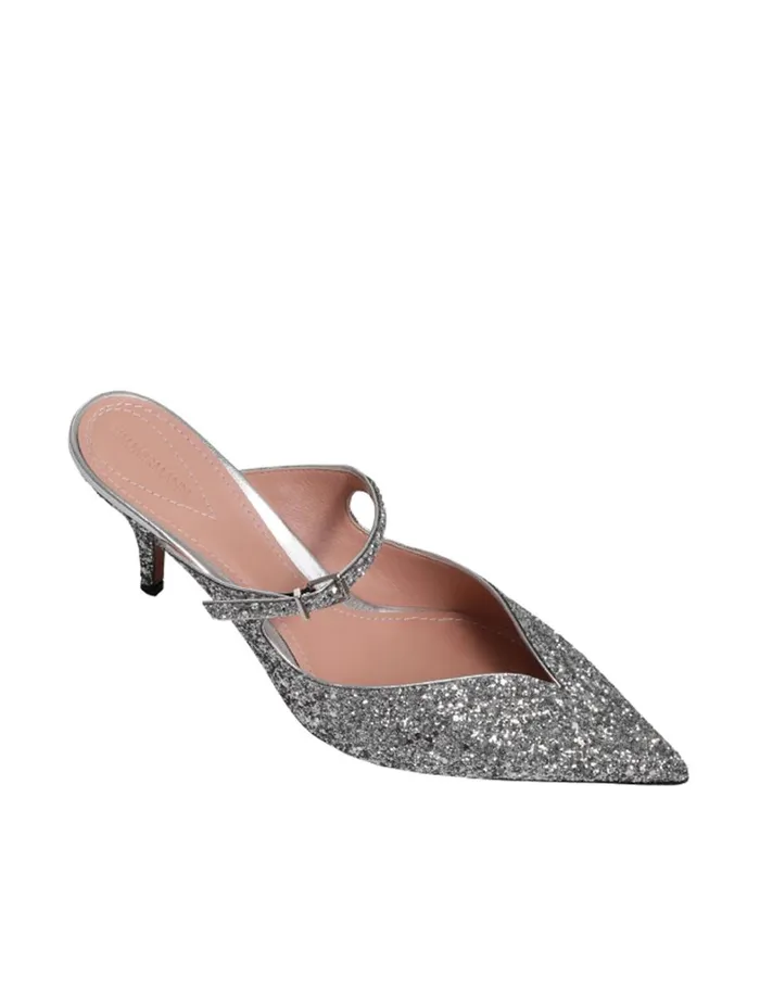 Women Heels Zimmermann Zimmermann Aura Mule 65 Silver