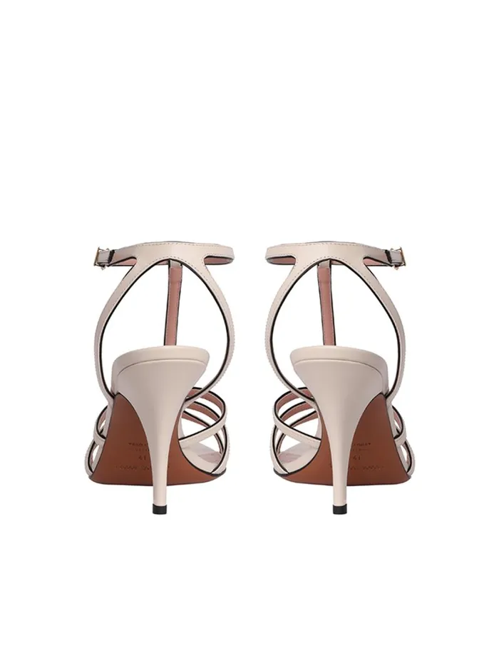 Women Heels Zimmermann Zimmermann Aura Sandal 85 Macadamia