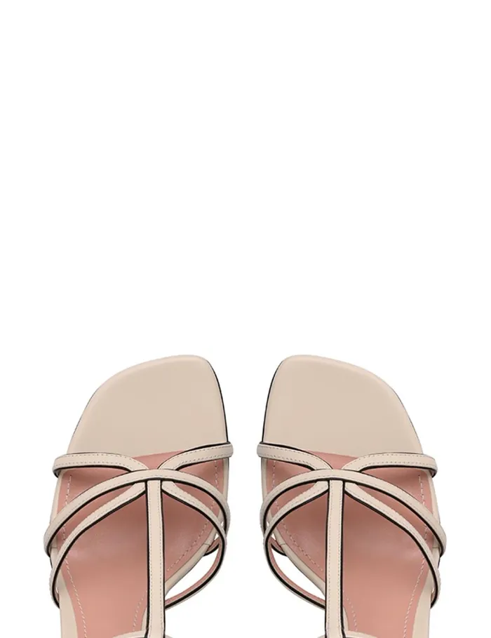 Women Heels Zimmermann Zimmermann Aura Sandal 85 Macadamia