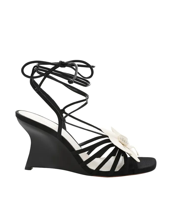 Women Heels Zimmermann Zimmermann Orchid Wedge 85 Onyx