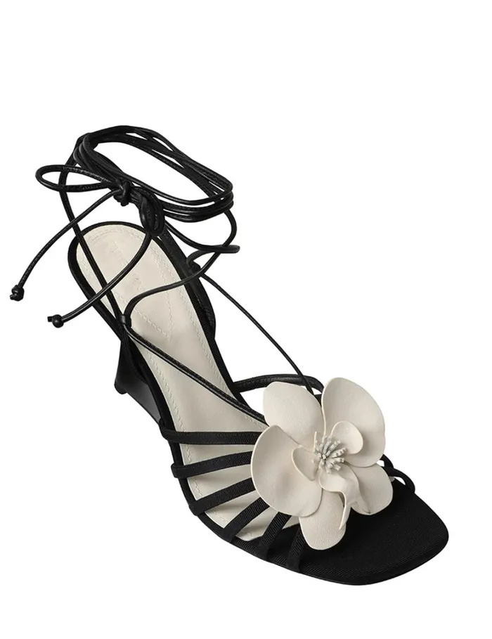 Women Heels Zimmermann Zimmermann Orchid Wedge 85 Onyx
