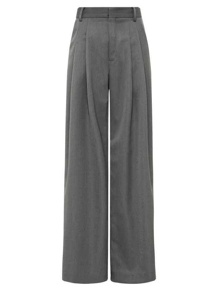 Women Homme Pleat Pants Pewter Grey The UNDONE Pants