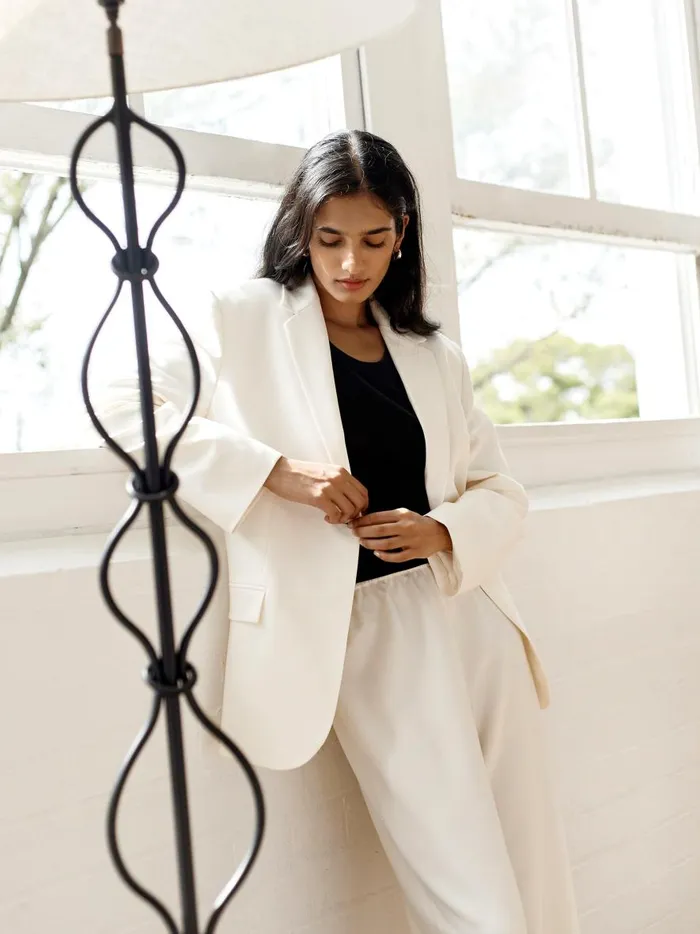 Women Irving Trouser Ivory The UNDONE Pants