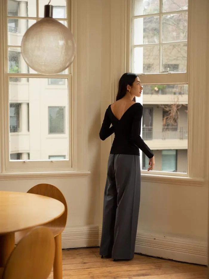 Women Irving Trouser Slate The UNDONE Pants