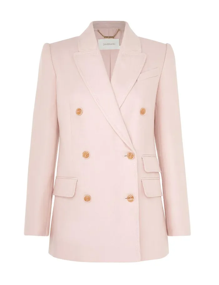 Women Jackets and Coats Zimmermann Matchmaker Tailored Jacket Blush