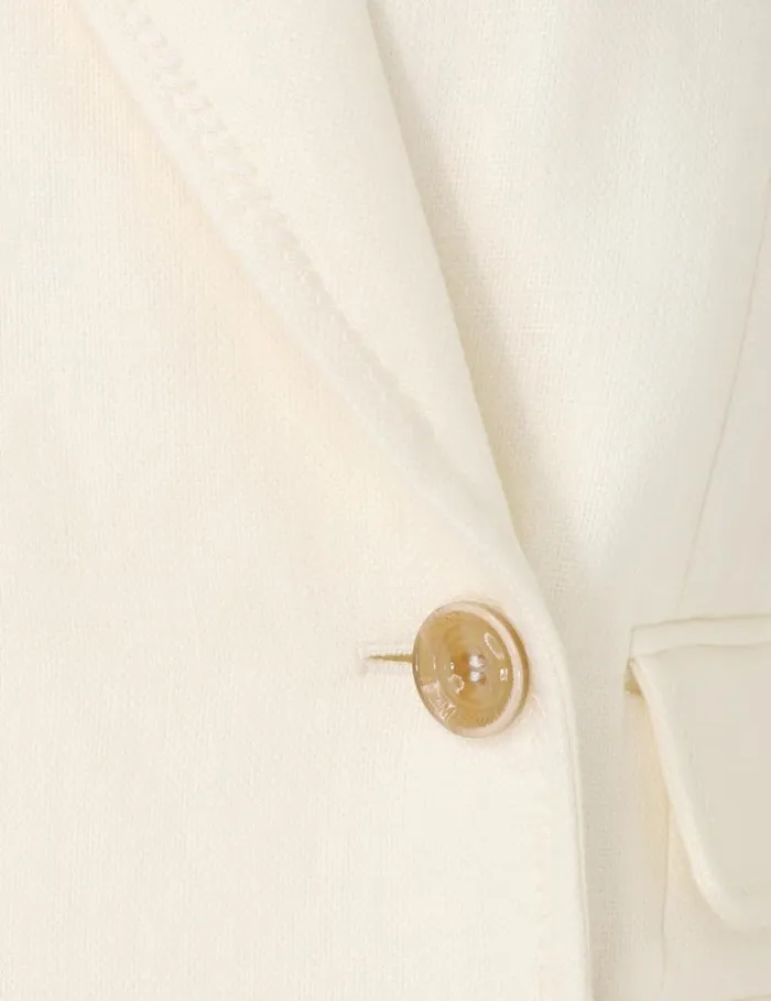 Women Jackets and Coats Zimmermann Matchmaker Tailored Jacket Ivory