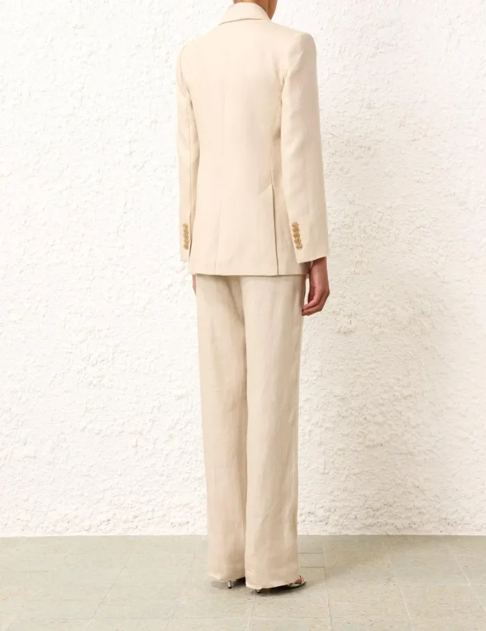 Women Jackets and Coats Zimmermann Matchmaker Tailored Jacket Straw