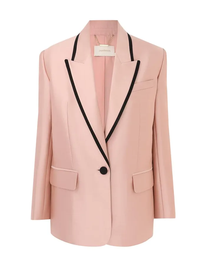 Women Jackets and Coats Zimmermann Matchmaker Tuxedo Jacket Blush