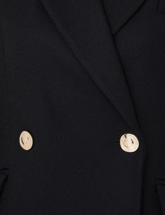 Women Jackets and Coats Zimmermann Natura Hourglass Coat Black