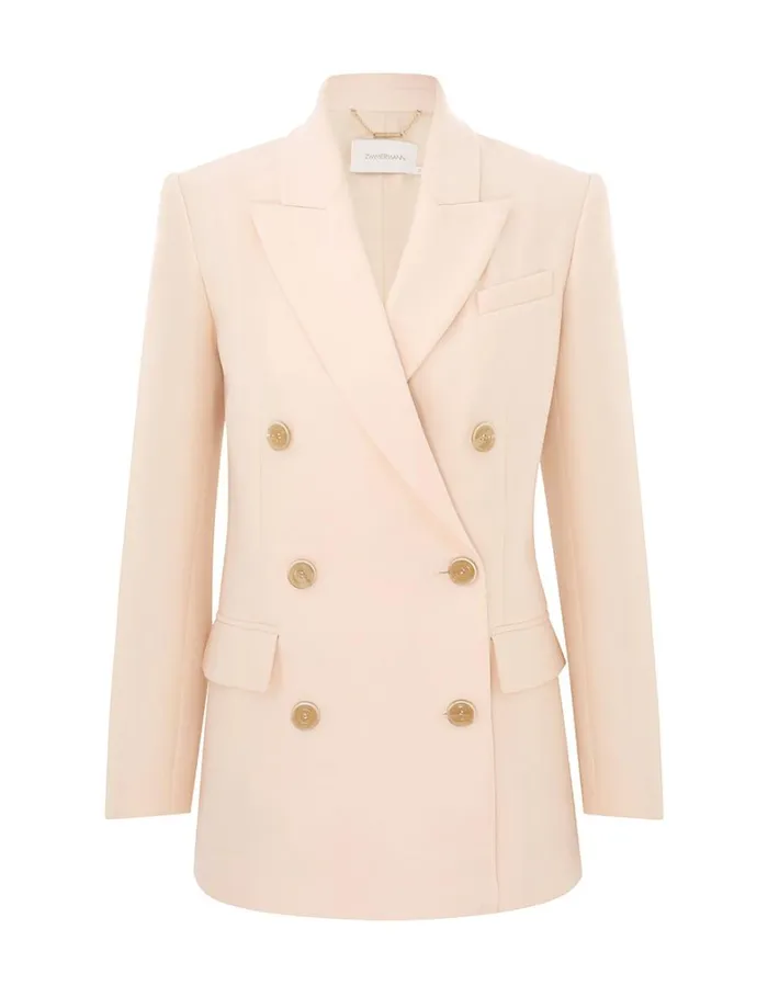 Women Jackets and Coats Zimmermann Natura Long Line Jacket Macadamia
