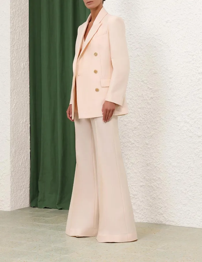 Women Jackets and Coats Zimmermann Natura Long Line Jacket Macadamia