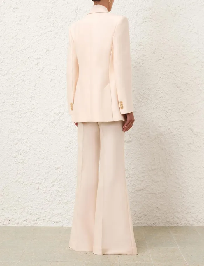 Women Jackets and Coats Zimmermann Natura Long Line Jacket Macadamia