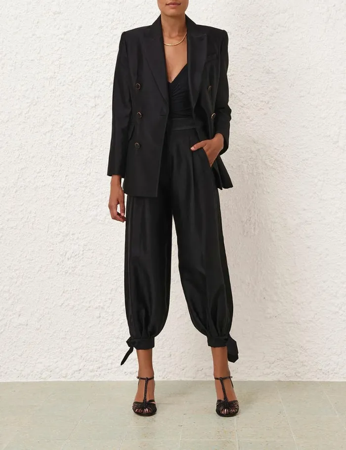 Women Jackets and Coats Zimmermann Natura Tuxedo Jacket Black