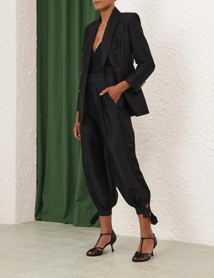 Women Jackets and Coats Zimmermann Natura Tuxedo Jacket Black