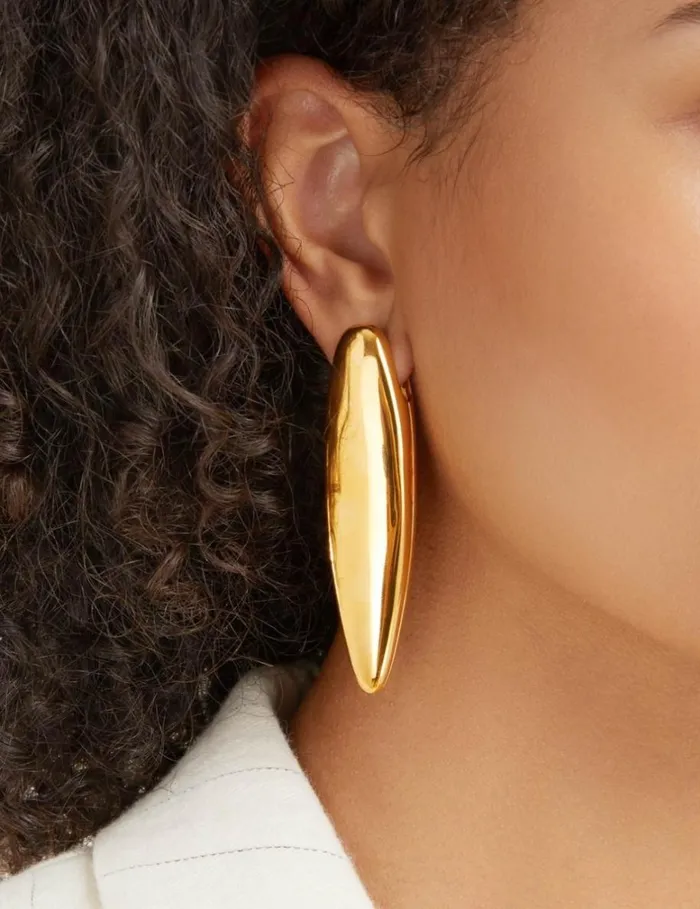Women Jewellery Zimmermann Paint Stroke Earrings Gold