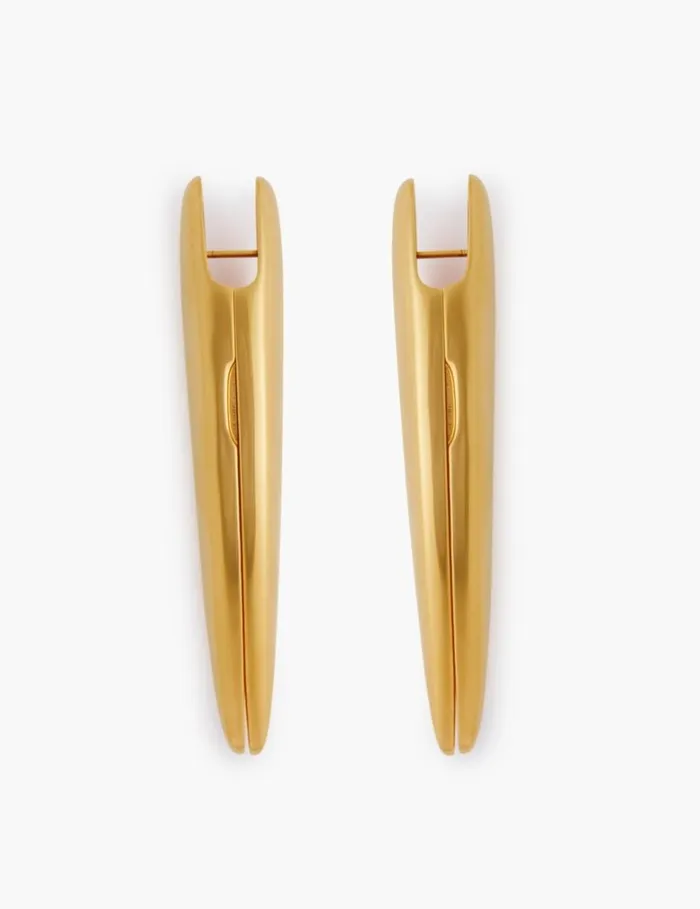 Women Jewellery Zimmermann Paint Stroke Earrings Gold