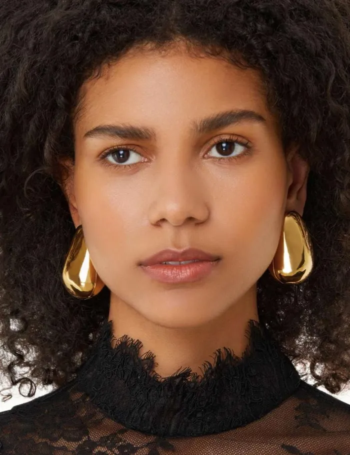 Women Jewellery Zimmermann Pebble Statement Earrings Gold