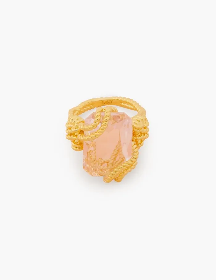 Women Jewellery Zimmermann Zimmermann Bloom Ring Goldblush