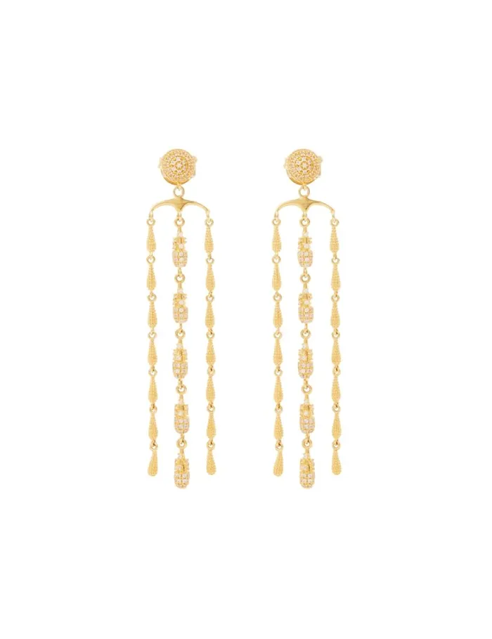 Women Jewellery Zimmermann Zimmermann Midnight Earrings Gold