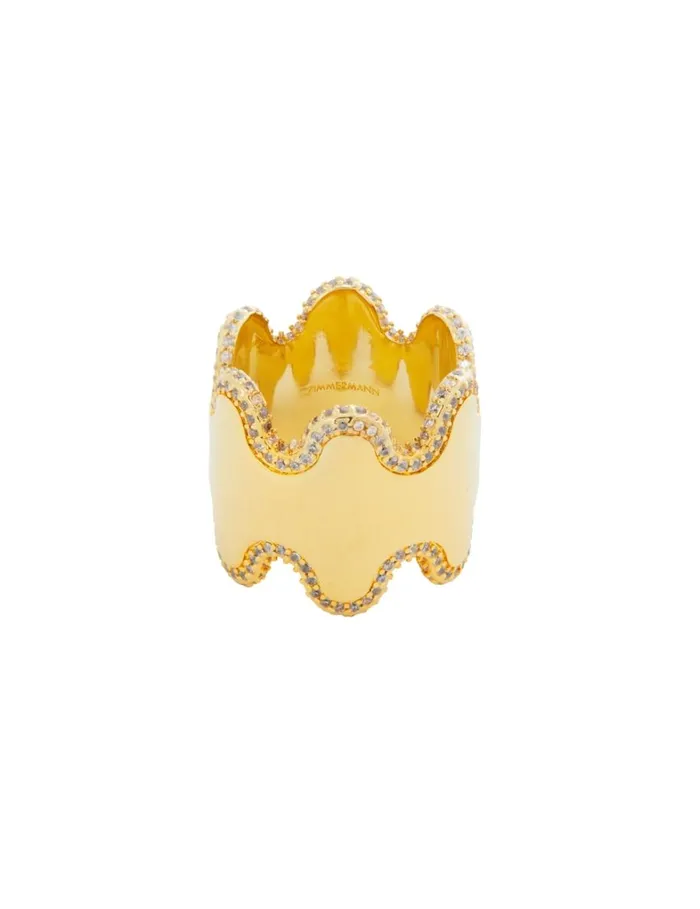 Women Jewellery Zimmermann Zimmermann Swing Pave Ring Gold