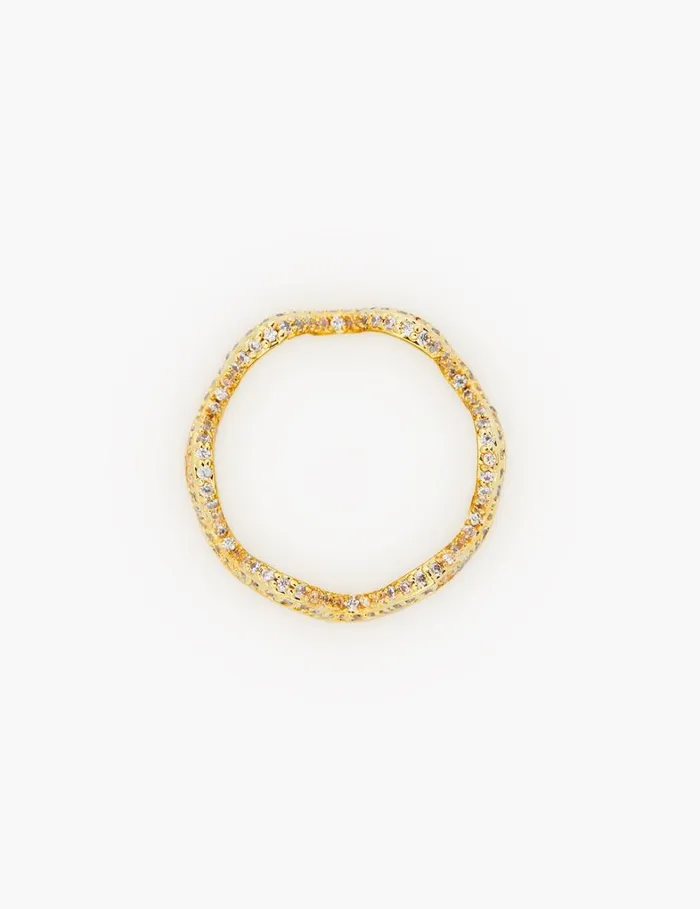 Women Jewellery Zimmermann Zimmermann Swing Pave Ring Gold