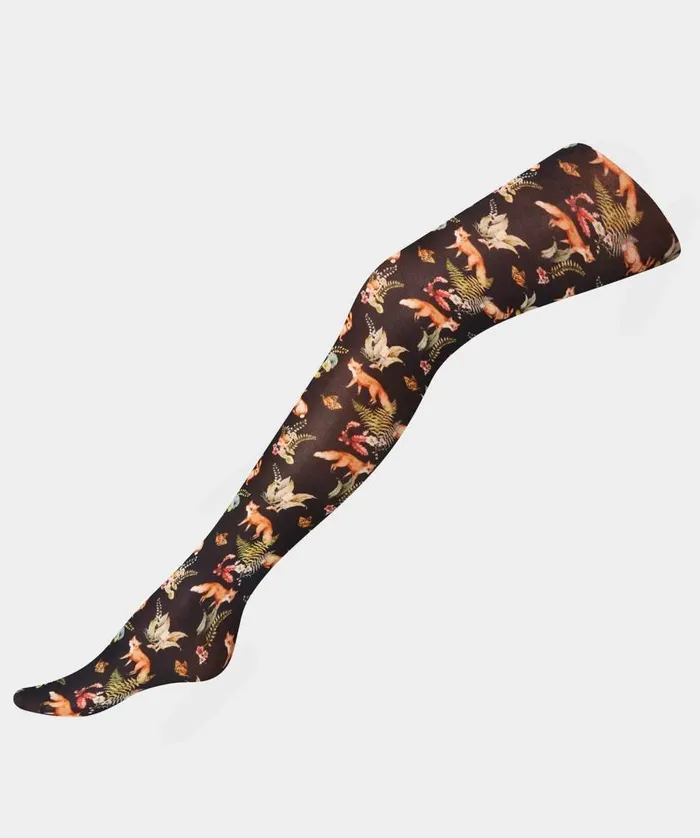 Women Joe Browns Accessories and Jewellery Enchanted Wood Printed Tights