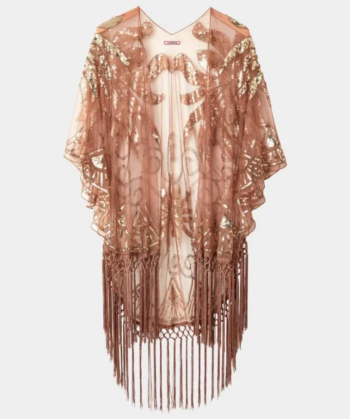 Women Joe Browns Accessories and Jewellery Golden Hour Sequin Kimono Women Joe Browns Accessories and Jewellery Golden Hour Sequin Kimono