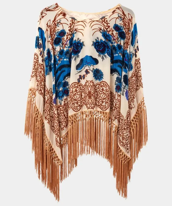 Women Joe Browns Accessories and Jewellery Paradise Lost Devore Poncho Women Joe Browns Accessories and Jewellery Paradise Lost Devore Poncho
