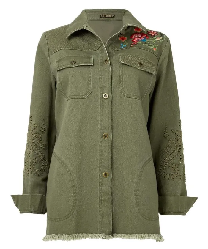 Women Joe Browns Blazers Summer Dream Embroidered Boutique Shacket Women Joe Browns Blazers Summer Dream Embroidered Boutique Shacket