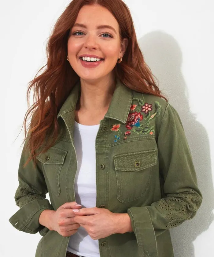 Women Joe Browns Blazers Summer Dream Embroidered Boutique Shacket Women Joe Browns Blazers Summer Dream Embroidered Boutique Shacket