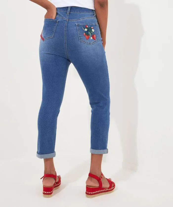 Women Joe Browns Denim Styles Strawberry Delight Crop Jeans Women Joe Browns Denim Styles Strawberry Delight Crop Jeans